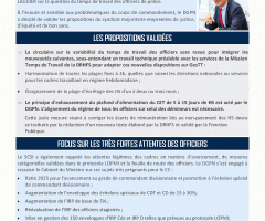 AUDIENCE BILATÉRALE : LE DGPN VALIDE LES PROPOSITIONS DU SCSI SUR LE TEMPS DE TRAVAIL