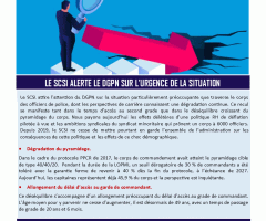 AVANCEMENTS  : LE SCSI SAISIT LE DGPN.
